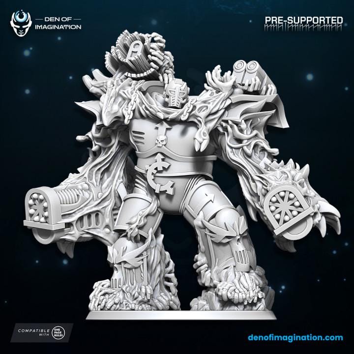 Decimators of Plague - Sons of Excess - Wildmesh - Compatible with Grimdark | OCR | Sci-Fi Miniatures