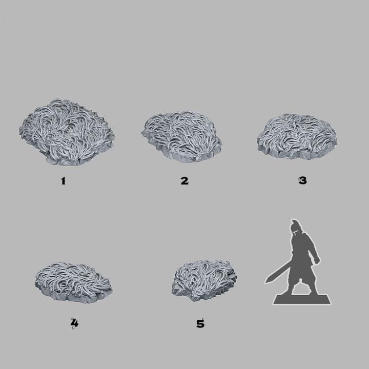 Grass from the Valley Scatter Terrain Objectives Fantastic Plants and Rocks | PathFinder | Mini | Dungeons and Dragons Fantasy Grimdark