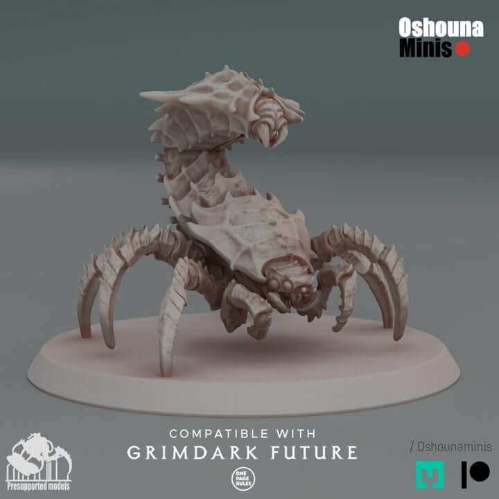 Acid Sprayer 2.0 miniature model, unpainted, for tabletop wargaming, compatible with GrimDark and OPR.