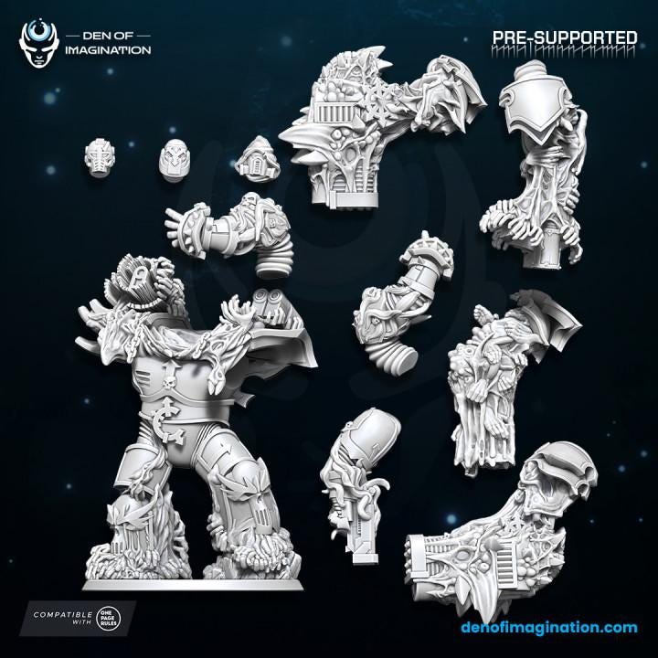 Void Blessed - Miniatures - Decimators - Wildmesh - Tabletop Wargaming for Grimdark | Alternative | OPR Sci-Fi mini