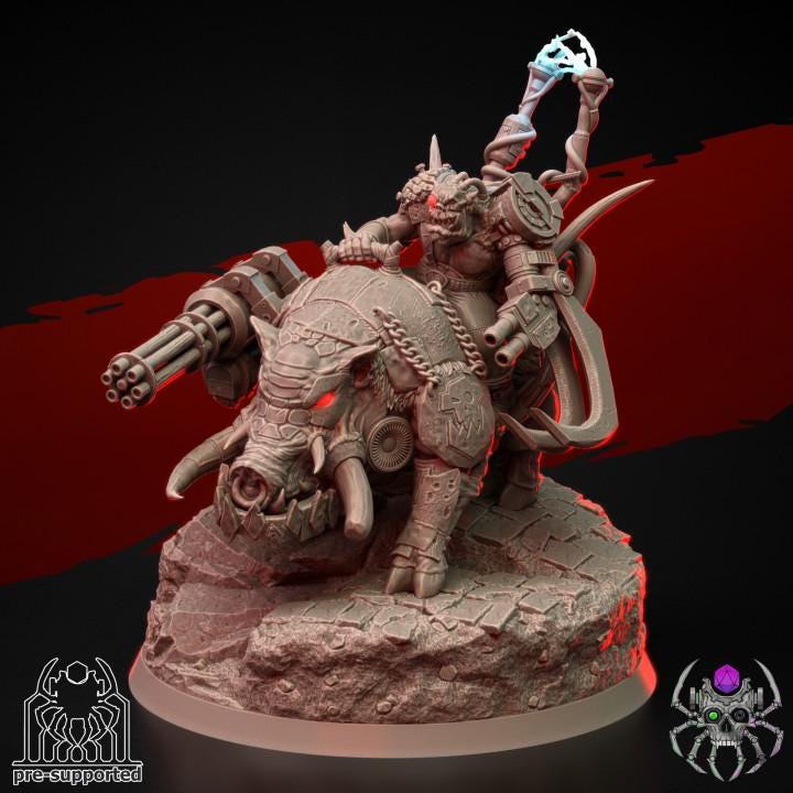 Ork Raider - Eight Legs Miniatures - Tabletop Wargaming for Grimdark | Alternative | OPR Sci-Fi mini