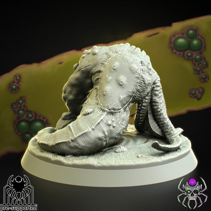 Chaos Plague Beast Abomination - Sci-Fi Wargames & TTRPG | Eight Legs Miniatures mini