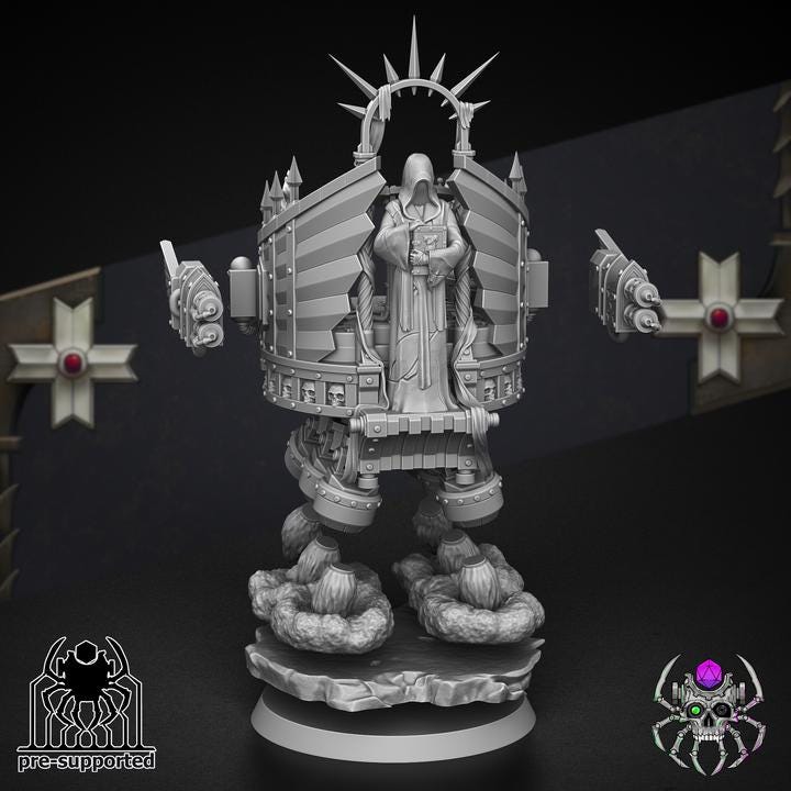 The Widows Dies Irae - Battle Sisters - for Sci-Fi Wargames & TTRPG | Eight Legs Miniatures mini
