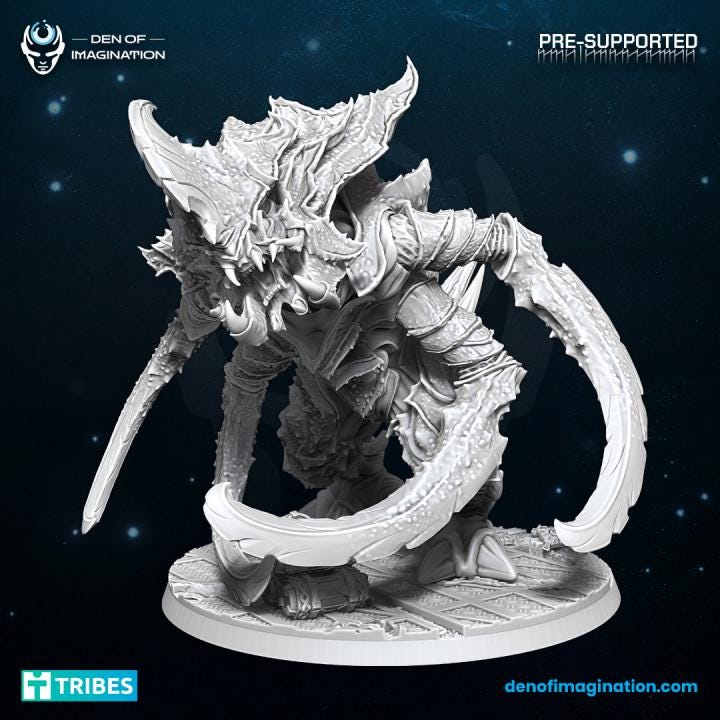UltraFex Prime - Miniatures - Hive Kelth - Wildmesh - Tabletop Wargaming for Grimdark | Alternative | OPR Sci-Fi mini Bug Alien