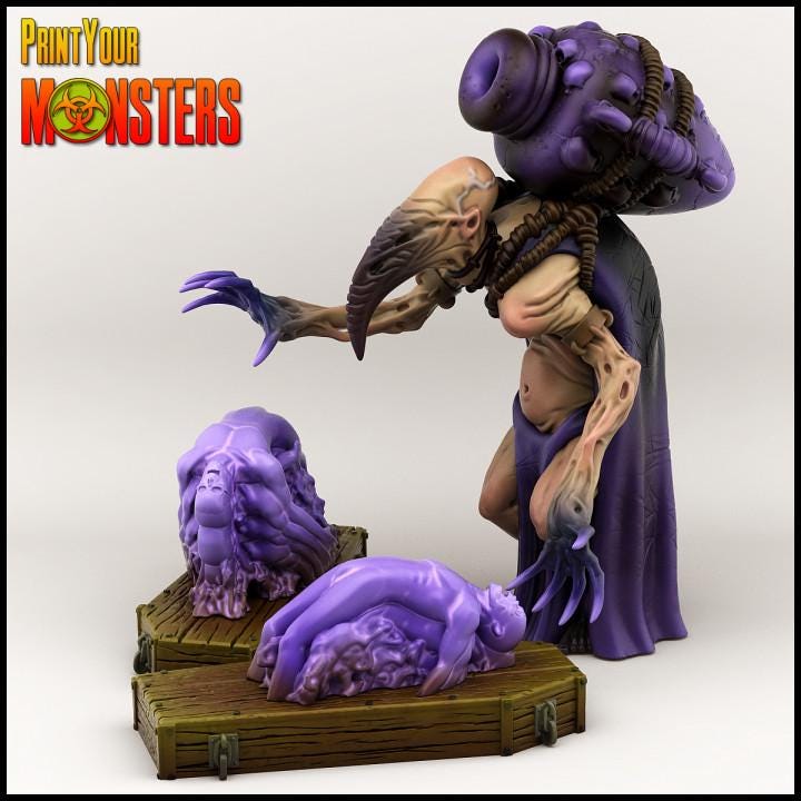 Soul Collector | for Fantasy | Grimdark | for DnD RPG | Sci -fi resin mini | Print your Monster
