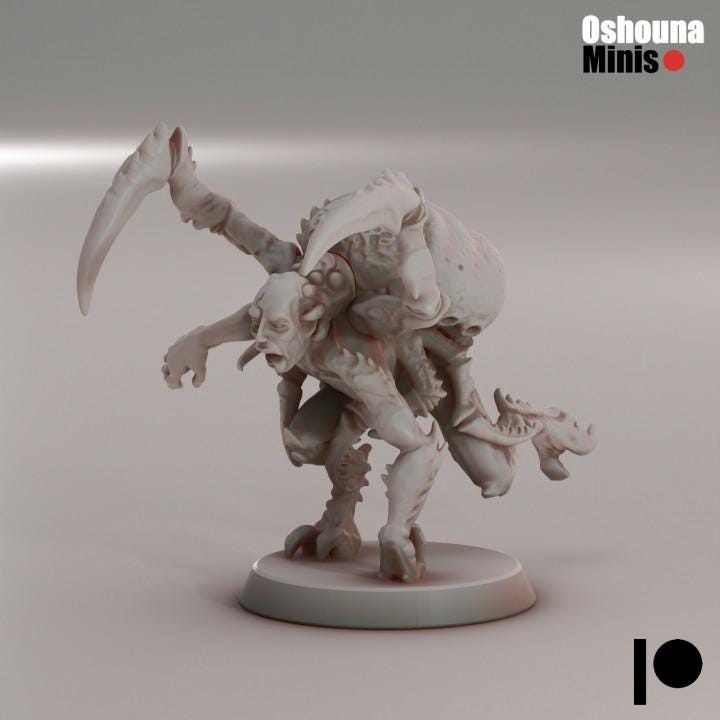 Infected Unit (6-20) - Deep Hive - Oshounaminis - Tabletop wargaming miniature for Grimdark | OPR | Sci-fi | Alien Bug Proxy | Printed mini