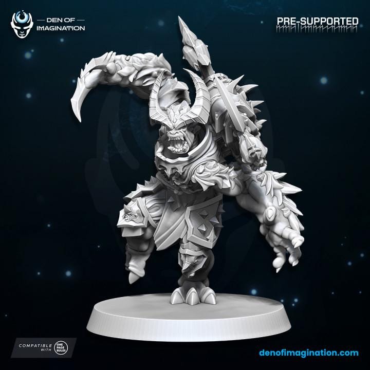 Haunted Gladiators of Wrath - Miniatures - Wildmesh - Tabletop Wargaming for Grimdark | Alternative | OPR Sci-Fi mini