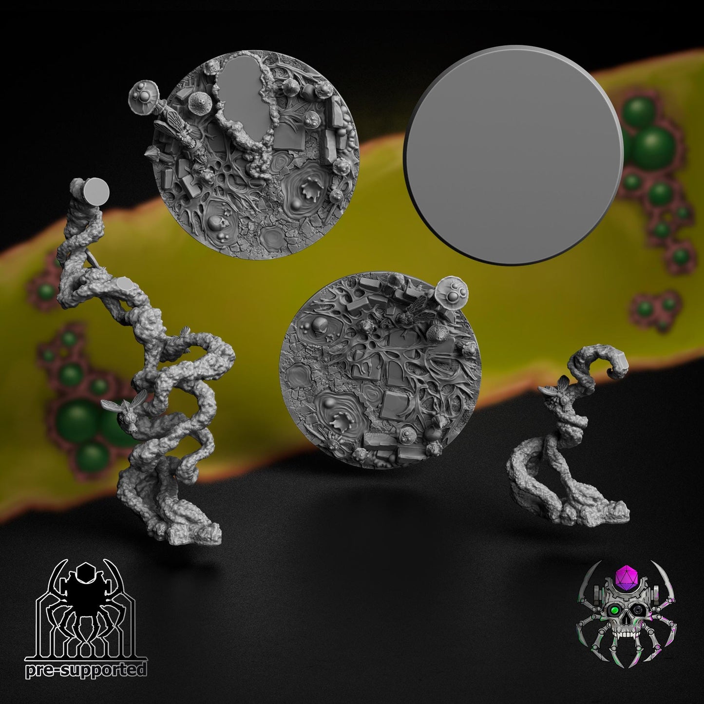 Cordyceptic Ammo-Beetle • 32mm Grimdark Ork Miniatures Set for Sci-Fi Wargames & TTRPG | Eight Legs Miniatures mini