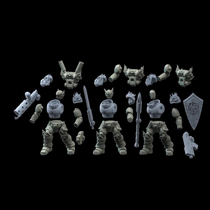 Lizard Trueborn - Alphaya - Printerra Studios - Tabletop Wargaming Miniature for Grimdark | OPR | Sci-fi