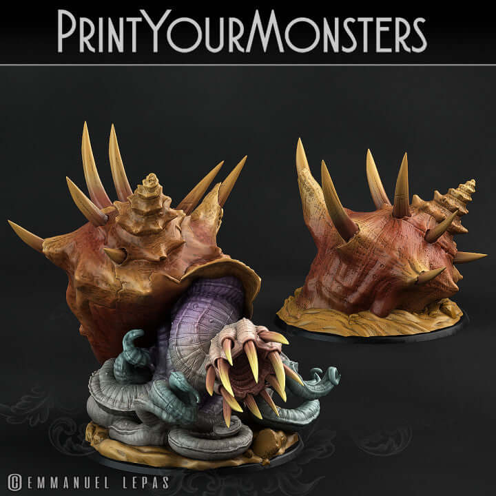 Print Your Monsters collection featuring detailed monster figurines with intricate designs and vibrant colors.