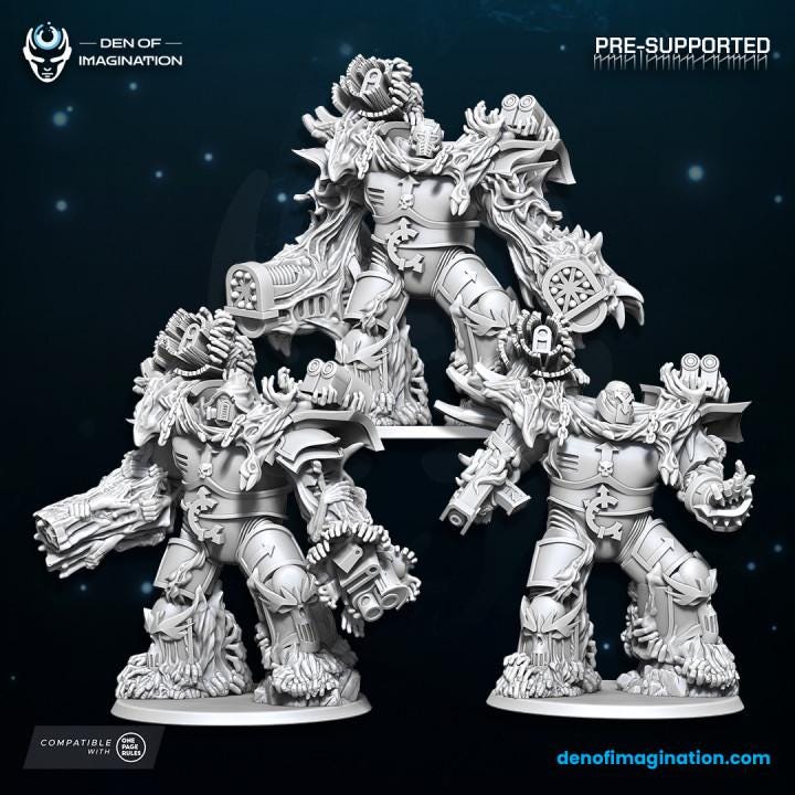 Void Blessed - Miniatures - Decimators - Wildmesh - Tabletop Wargaming for Grimdark | Alternative  | OPR Sci-Fi mini