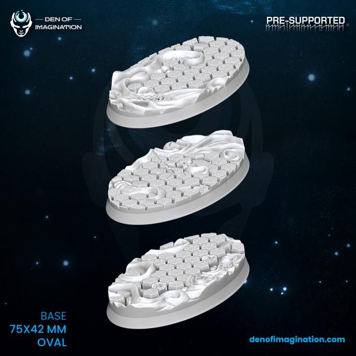 Chaos Void Infestation Bases - Wildmesh - Tabletop Wargaming Grimdark Scifi Fantasy Daemon Grimdark