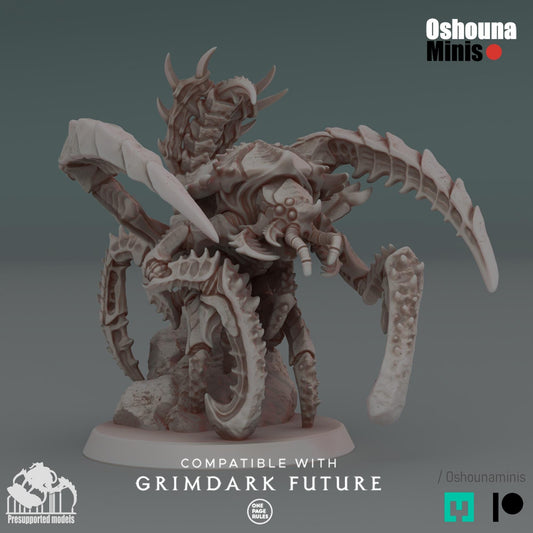Alpha Lobster - Deep Hive Oshounaminis - New April 25 release - Tabletop wargaming miniature for Grimdark | OPR | Sci-fi | Alien Bug Proxy |