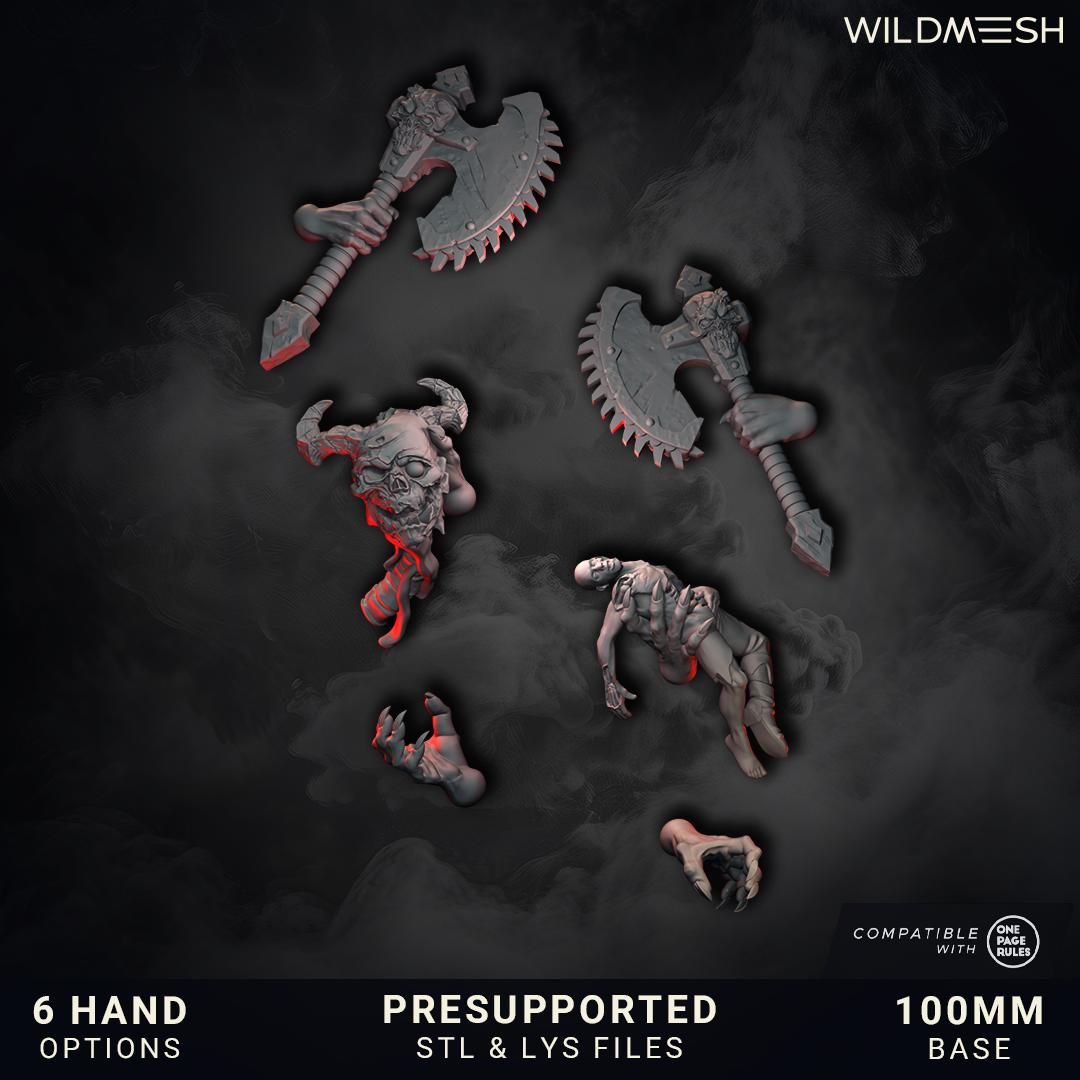 Chaos Wrath - Ferox The Banished  - Miniatures - Wildmesh - Tabletop Wargaming for Grimdark | Alternative  | OPR Sci-Fi mini