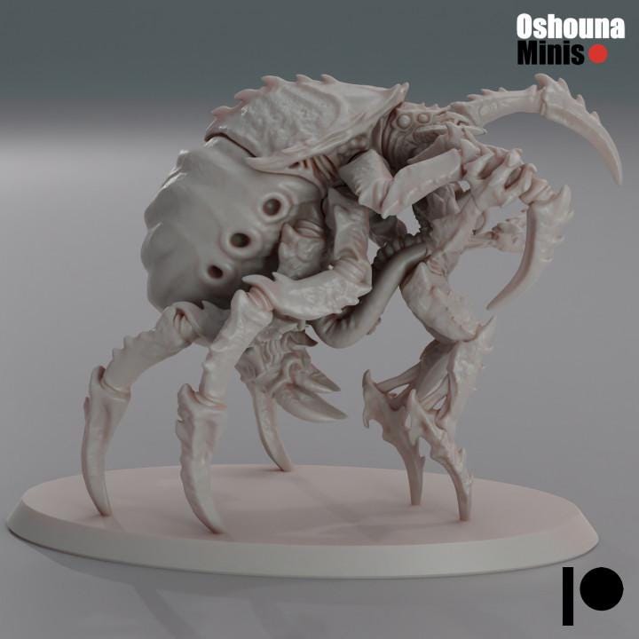 Infected Queen - Deep Hive - Oshounaminis - Tabletop wargaming miniature for Grimdark | OPR | Sci-fi | Alien Bug Proxy | Printed mini