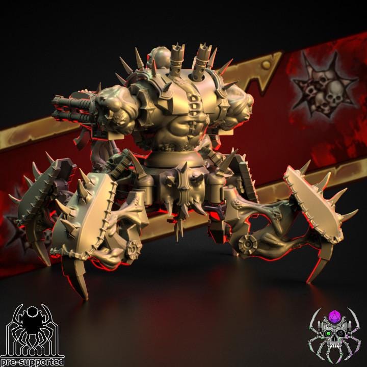 The Bloody Skulls Destructor - Sci-Fi Wargames & TTRPG | Eight Legs Miniatures mini