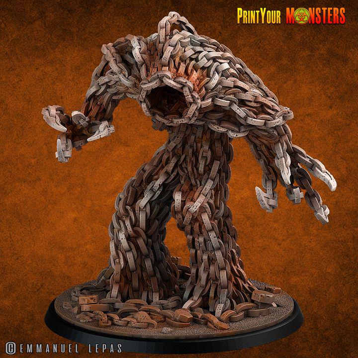 Golem Battle Miniatures | Print Your Monster | Fantasy | Grimdark | DnD | Tabletop Wargaming Mini
