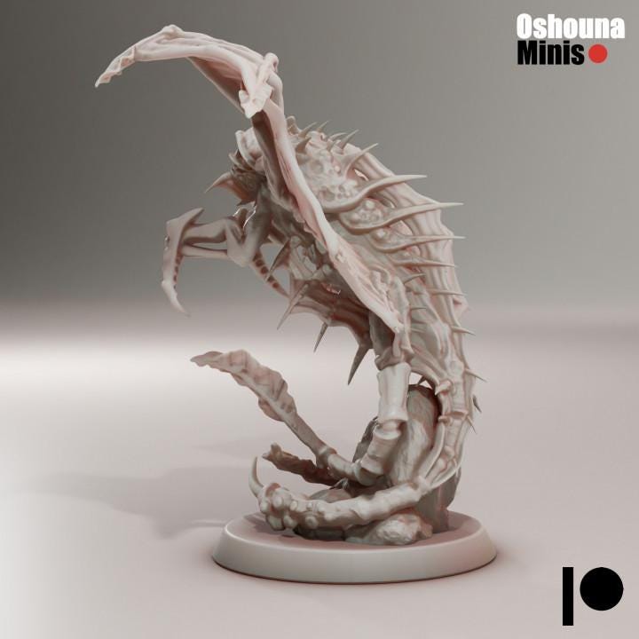 Flying Parasite - Deep Hive - Oshounaminis - Tabletop wargaming miniature for Grimdark | OPR | Sci-fi | Alien Bug Proxy | Printed mini