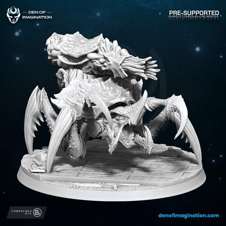 Living Artillery Miniature Hive Kelth - Wildmesh - Tabletop Wargaming for Grimdark | Alternative  | OPR Sci-Fi mini Bug Alien