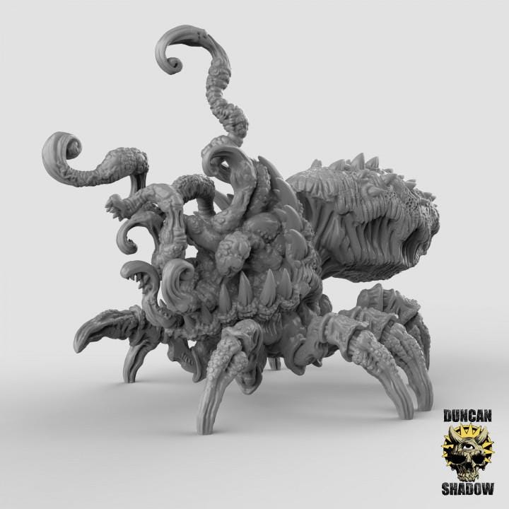 Chaos Spawn Bug Mythos Spider miniature | Duncan Shadow | PathFinder | Mini | Tabletop Wargaming | Dungeons and Dragons | Fantasy | RPG