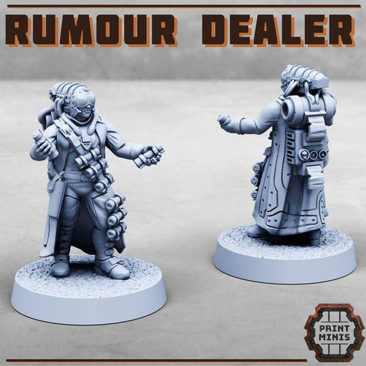 Rumour Dealer - Tabletop Wargaming Miniature for Grimdark | OPR | Sci-fi
