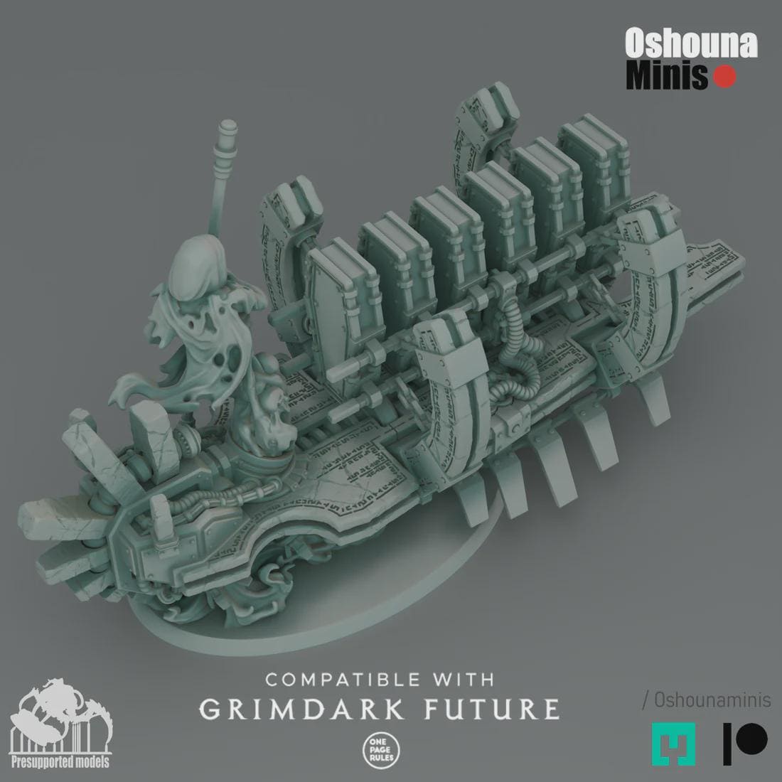 Charons Ark - Doomed Empire - Oshounaminis - GrimDark Compatible Miniatures for Wargaming & RPG