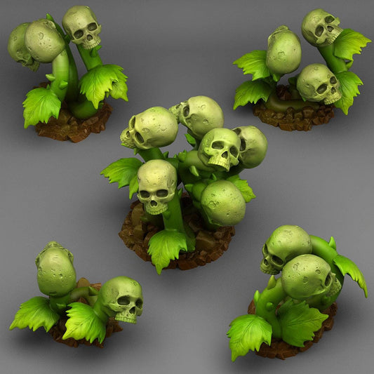 DeathBloom Plants Wargaming Terrain Objectives | Fantastic Plants and Rocks | PathFinder | Mini | Dungeons and Dragons | Fantasy