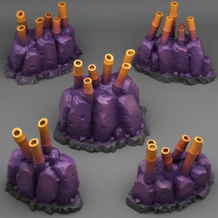 Poisonous Enchanted Bamboo scatter Terrain Objectives Fantastic Plants and Rocks | PathFinder | Mini | Dungeons and Dragons Fantasy Grimdark