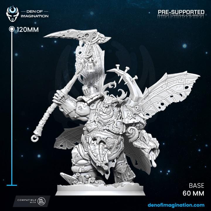 Herald of Morbeth - Plague Father - Chaos of Plague - Wildmesh - Tabletop Wargaming for Grimdark | Alternative  | OPR Sci-Fi mini