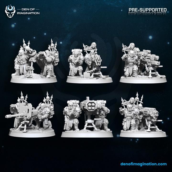 Traitors Devastation team - Wildmesh - Tabletop Wargaming for Grimdark | Alternative  | OPR Sci-Fi mini