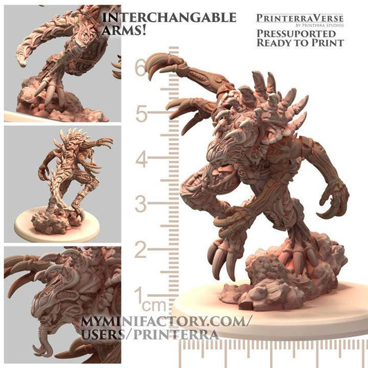 Transcended Being Broodmaster - Genetist Fleshsculpter - Printerra Studios - Tabletop Wargaming Miniature for Grimdark | OPR | Sci-fi
