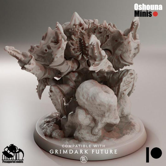 Oldscar Crab 1.0  - Deep Hive - Oshounaminis - Tabletop wargaming miniature for Grimdark | OPR | Sci-fi | Alien Bug Proxy | Printed mini
