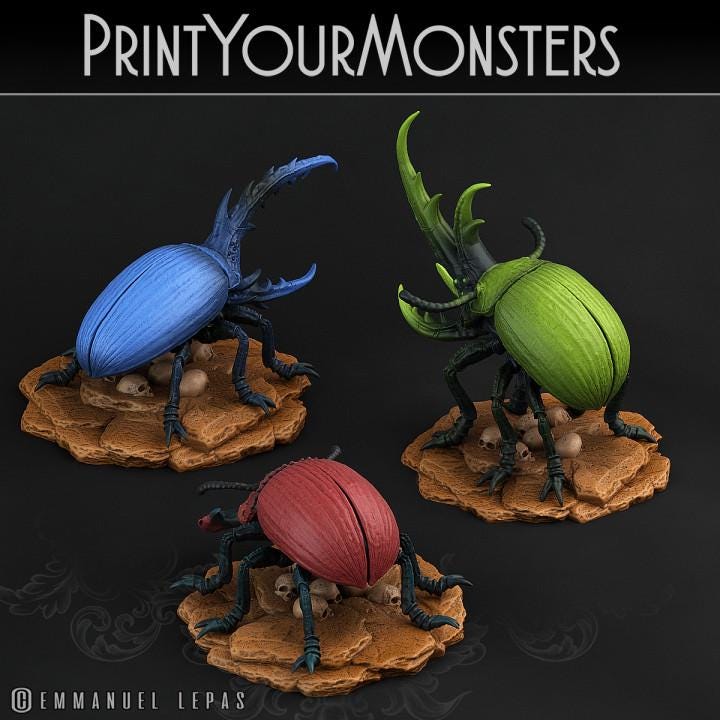 Total Insect Pack | Fantasy | Print your Monster