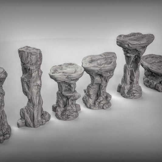 Rock Platform Terrain miniature Wargaming scenery  | Duncan Shadow| PathFinder | Mini | Tabletop Wargaming Dungeons and Dragons Fantasy RPG