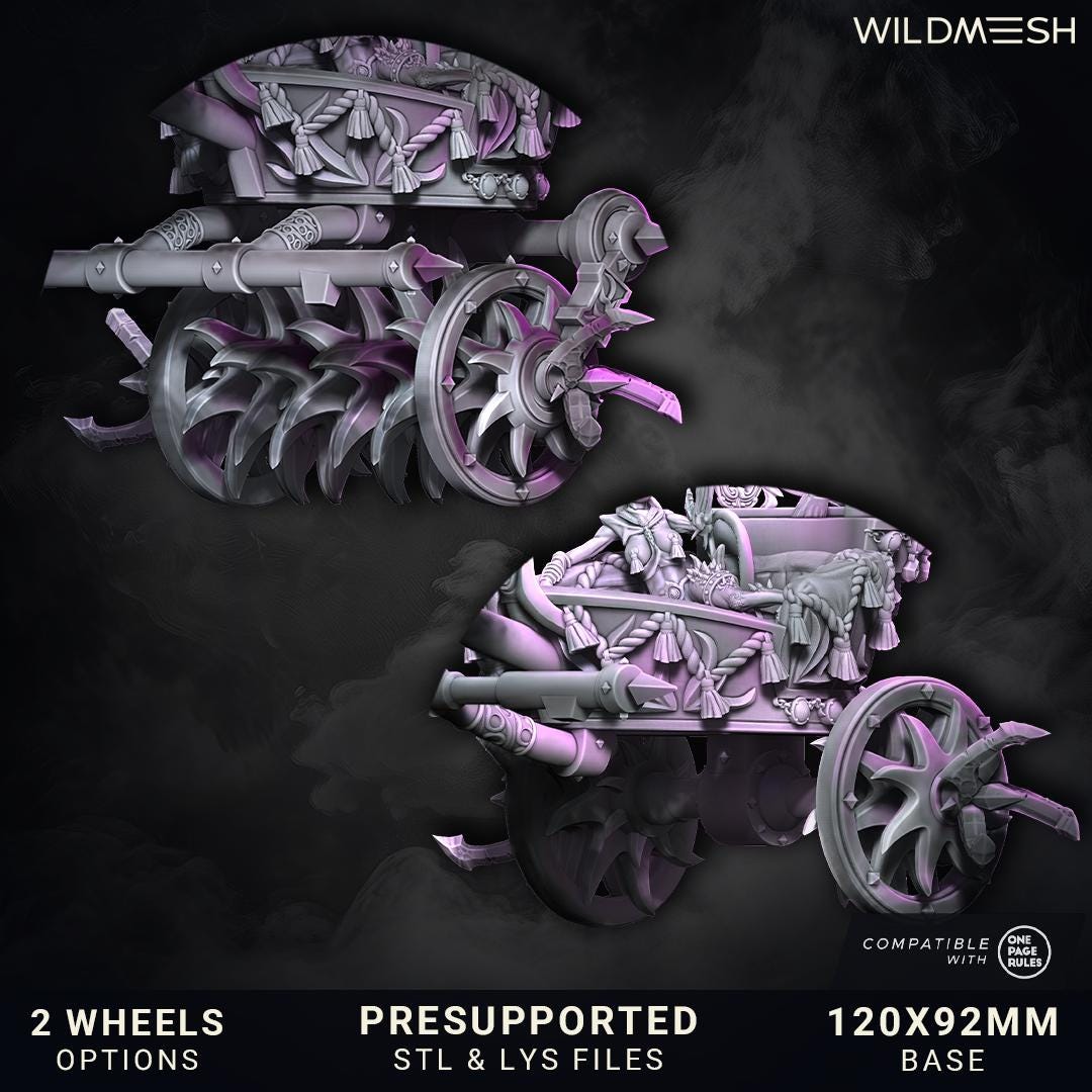 Chaos Excess - Chariots of Excess Mega Collectors Scene! New release August 25 - Wildmesh - Tabletop Wargaming for Grimdark