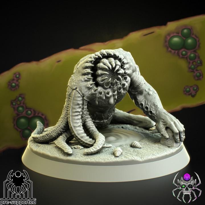 Chaos Plague Beast Abomination - Sci-Fi Wargames & TTRPG | Eight Legs Miniatures mini