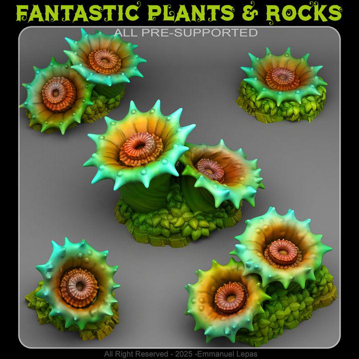 Acid Venus Plants Scatter Terrain Objectives Fantastic Plants and Rocks | PathFinder | Mini | Dungeons and Dragons Fantasy Grimdark