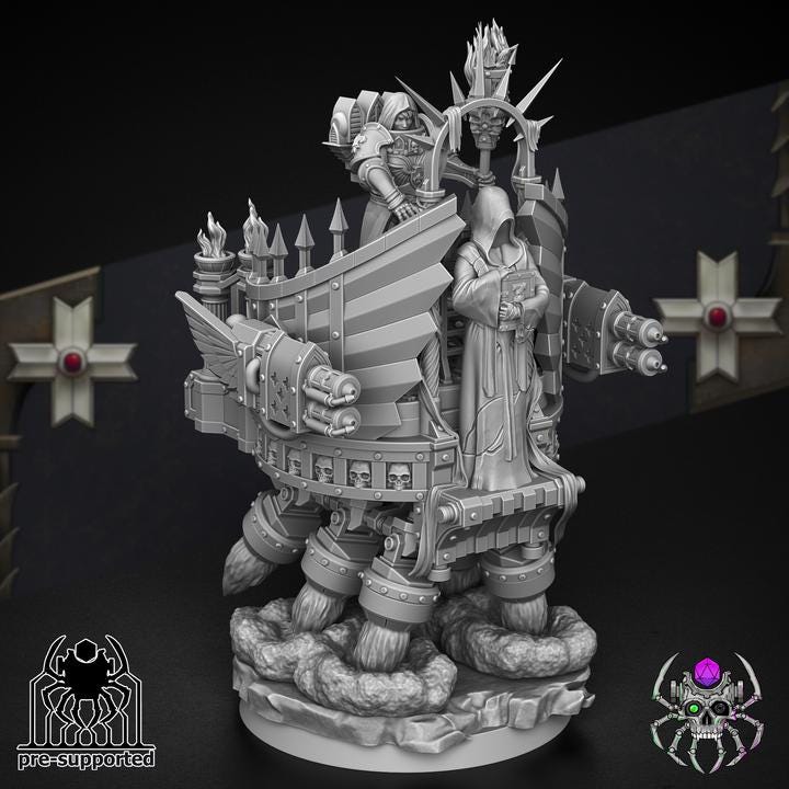 The Widows Dies Irae  - Battle Sisters - for Sci-Fi Wargames & TTRPG | Eight Legs Miniatures mini