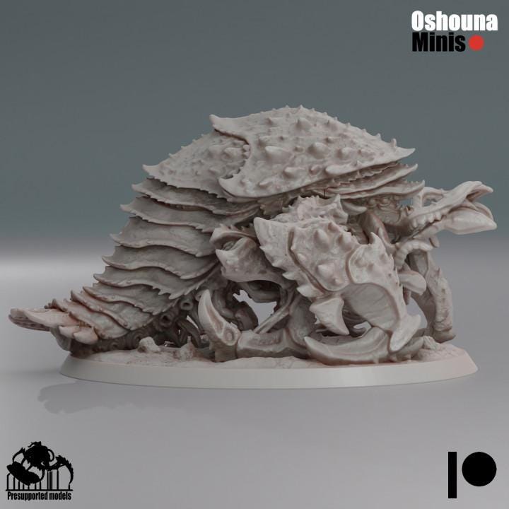 Kraken - Deep Hive - Deep Hive - Oshounaminis - Tabletop wargaming miniature for Grimdark | OPR | Sci-fi | Alien Bug Proxy | Printed mini