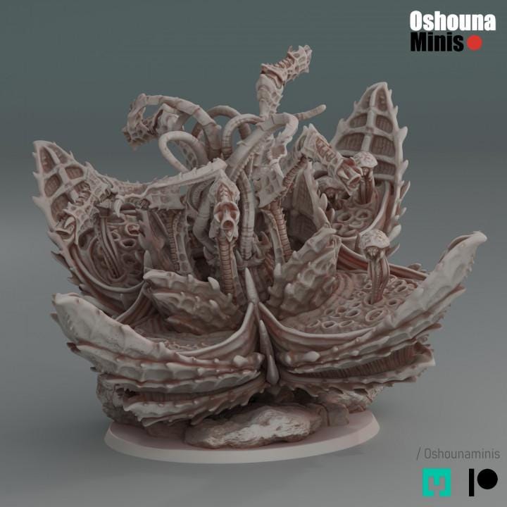 Parasitic Pod - Deep Hive - Oshounaminis - Tabletop wargaming miniature for Grimdark | OPR | Sci-fi | Alien Bug Proxy | Printed mini