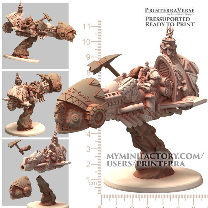 White Scars DAIXIYA White Khan on Speeder - Belthazark - Printerra Studios - Tabletop Wargaming Miniature for Grimdark | OPR | Sci-fi