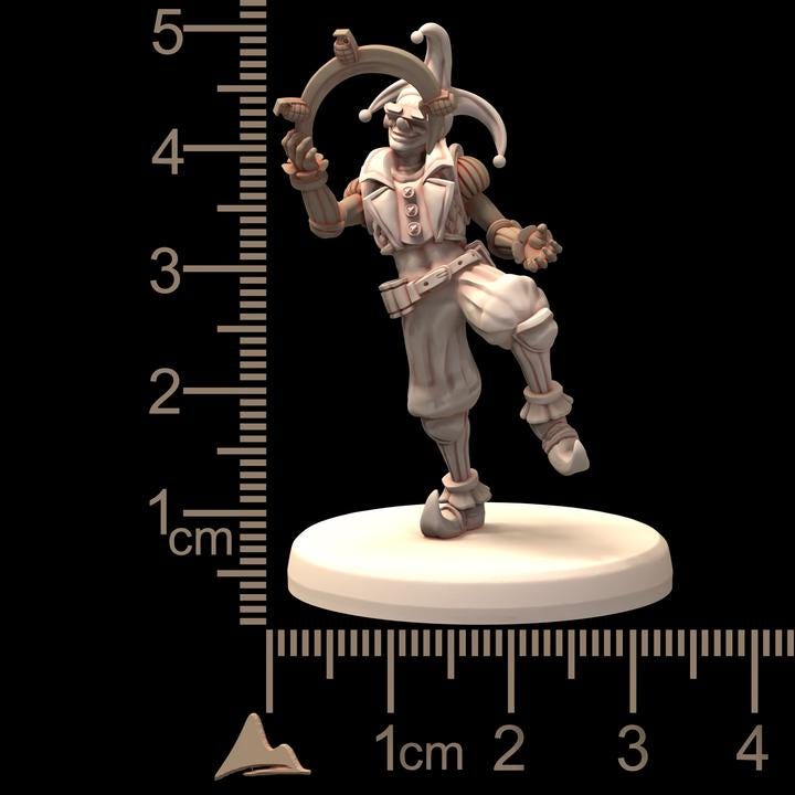 TECHNOPUNK Clussy Gang Violent Clown Circus - Printerra Studios - Tabletop Wargaming Miniature for Grimdark | OPR | Sci-fi
