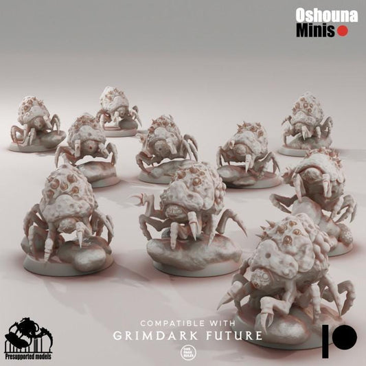 Spike Shooter Bugs (5-60) Deep Hive - Oshounaminis Tabletop wargaming miniature for Grimdark | OPR | Sci-fi | Alien | Bug | Resin 3D Printed