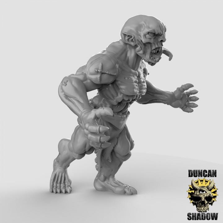 Ghouls | Duncan Shadow | PathFinder | Mini | Tabletop Wargaming | Dungeons and Dragons | Resin | Fantasy | RPG