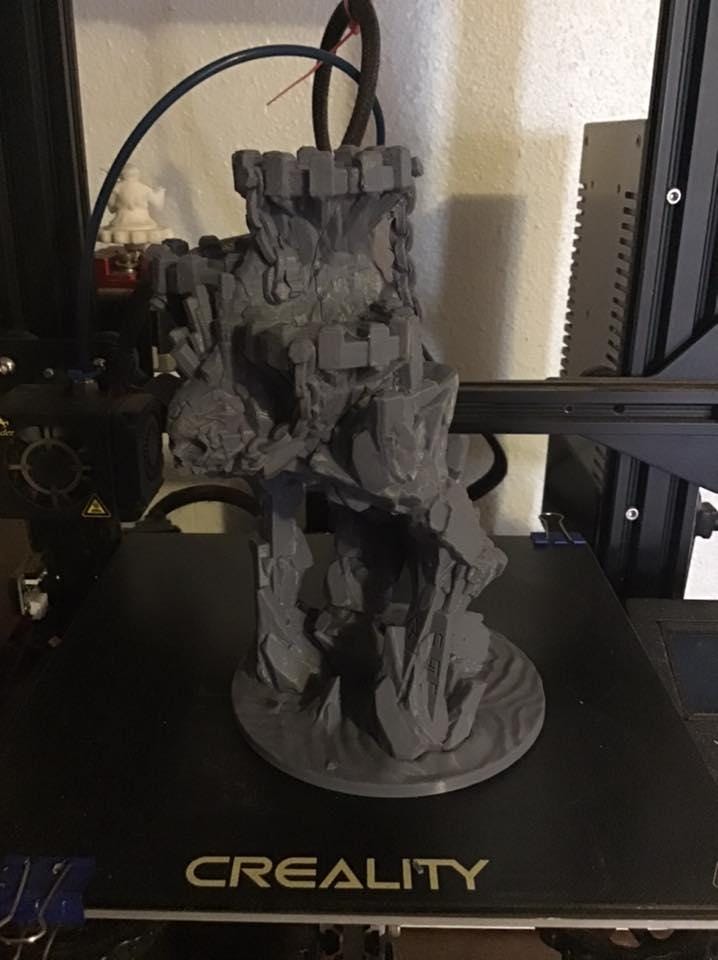 Desert Golem Print your Monster | PathFinder | Mini | Tabletop Wargaming | Dungeons and Dragons | Resin | Fantasy | RPG