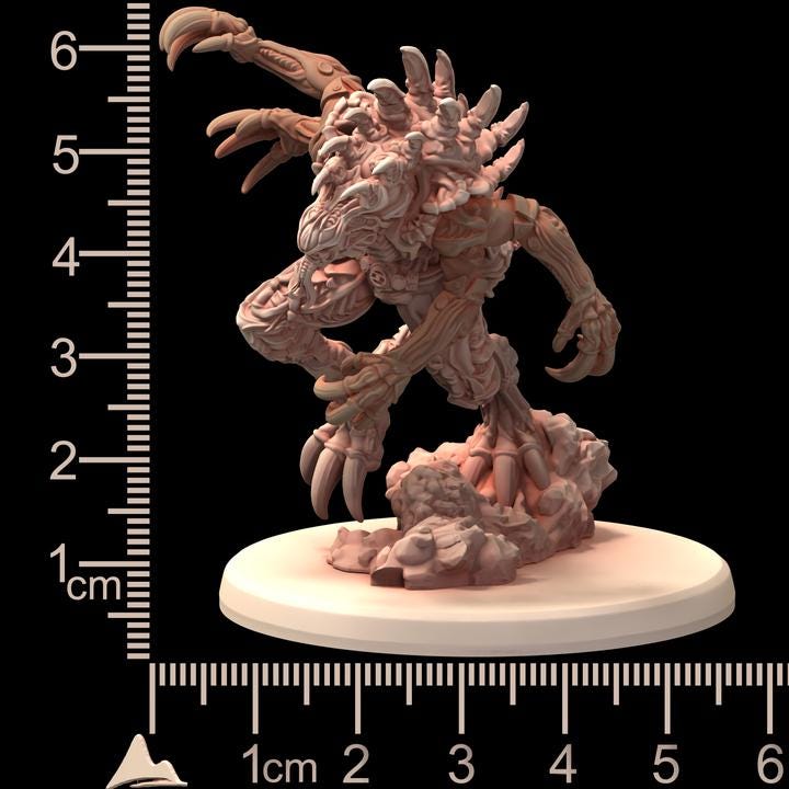 Transcended Being Broodmaster - Genetist Fleshsculpter - Printerra Studios - Tabletop Wargaming Miniature for Grimdark | OPR | Sci-fi