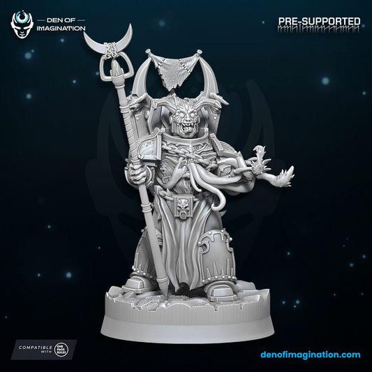 Chaos - Sorcerer of Excess - Miniature  - Wildmesh - Tabletop Wargaming for Grimdark | Alternative  | OPR Sci-Fi mini