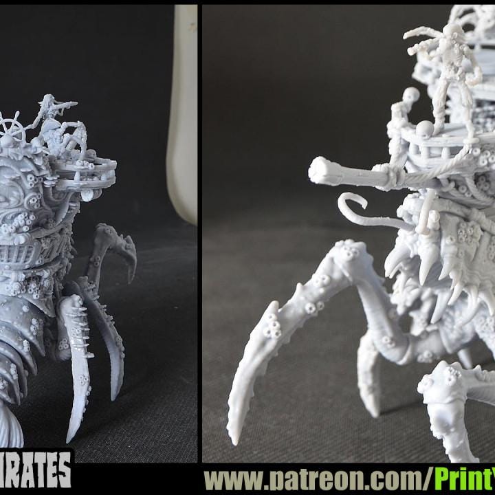 Shrimp Ship | Fantasy | Print your Monster