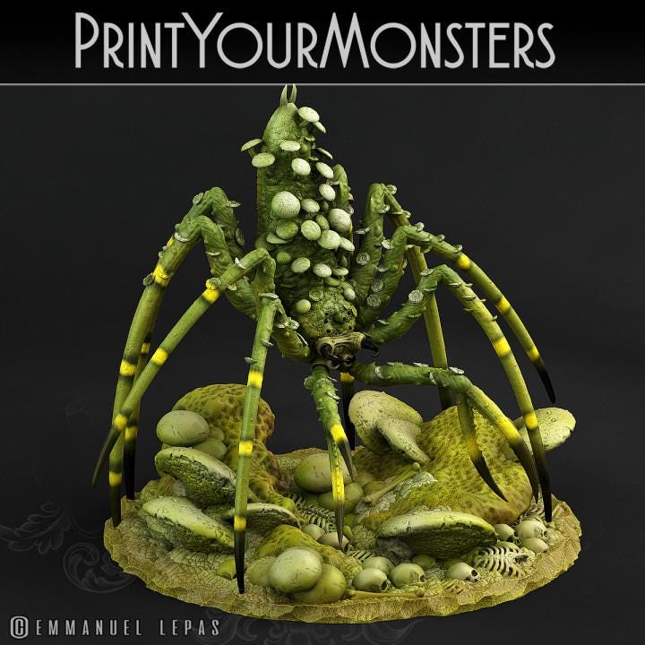 Total Spiders Pack | Fantasy | Print your Monster