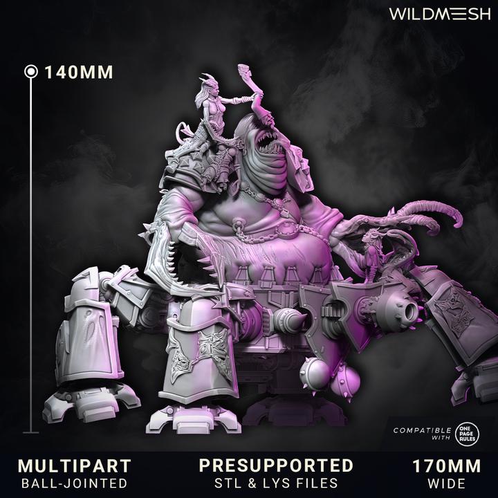 Chaos Excess - Corruptor - Modular - July 25 Release - Wildmesh Tabletop Wargaming for Grimdark Alternative OPR